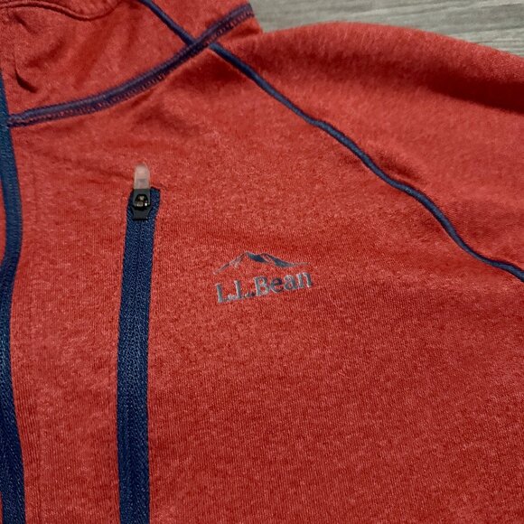 L.L. Bean Men's Quick Dry Trail Tee 1/4 Zip - Picture 3 of 6